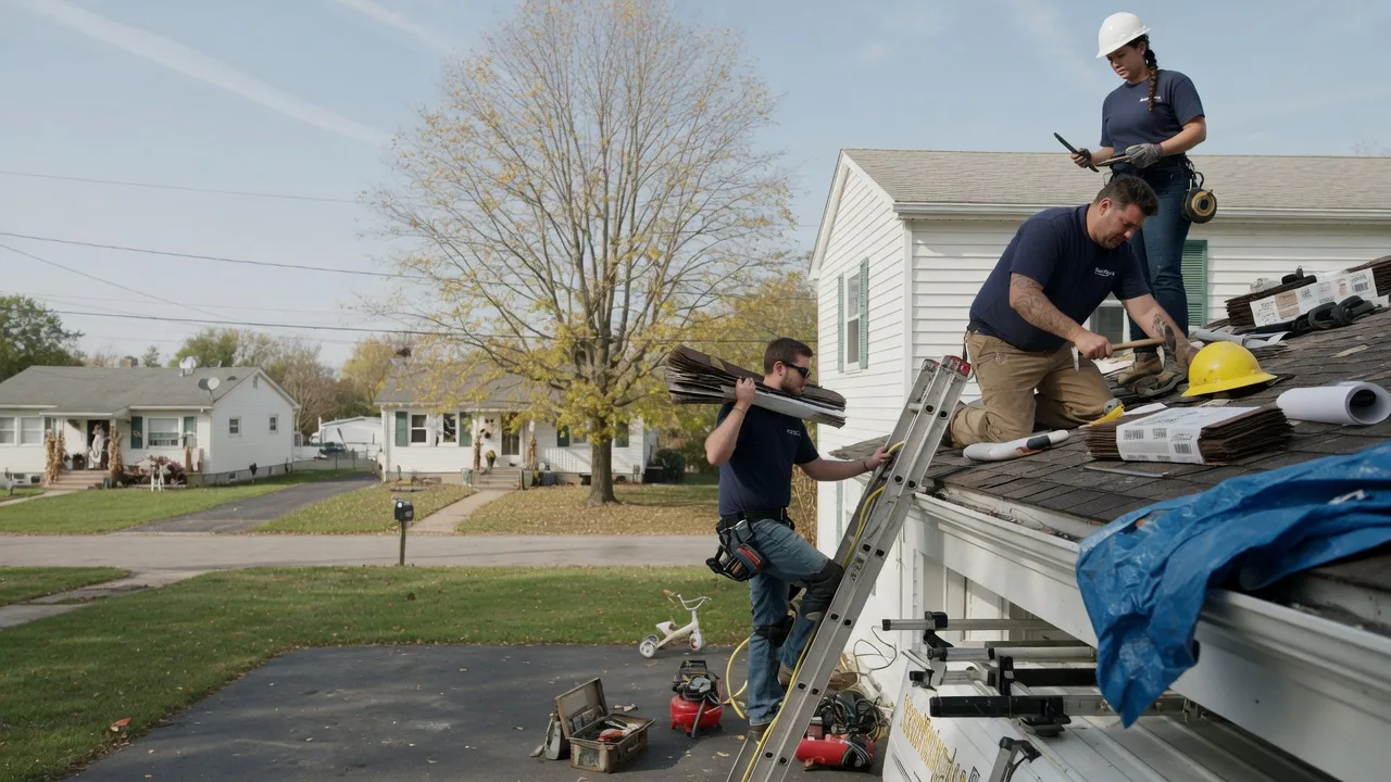 Local Roofing Contractors in Tolono, IL near me